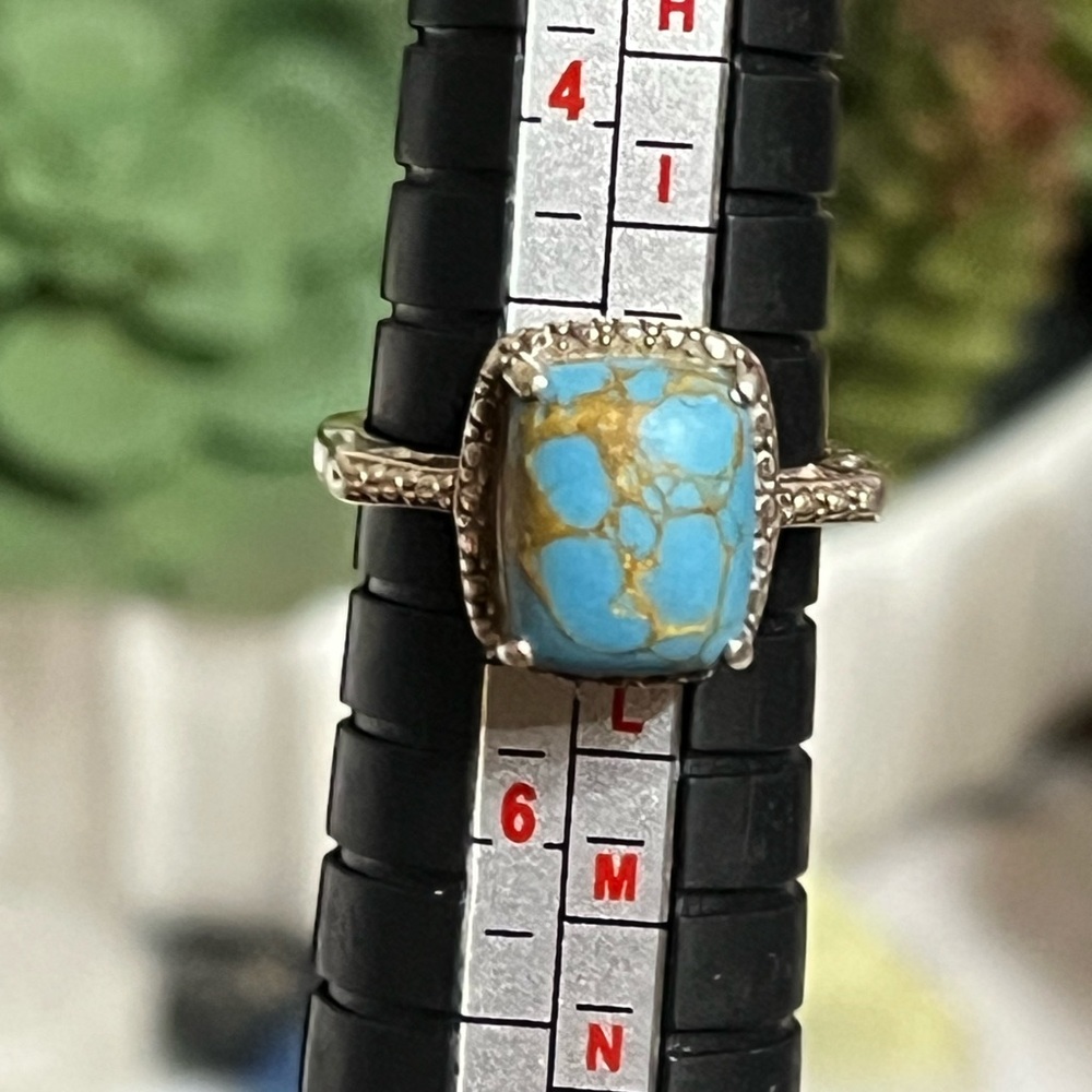 Sterling STS Jewelry Co. Turquoise Ring - Picture 10 of 12